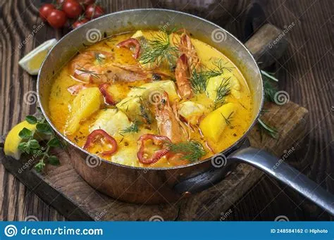  Moqueca de Peixe: Een Romige Kokosmelkcurry Met een Zonnig Braziliaans Karakter!